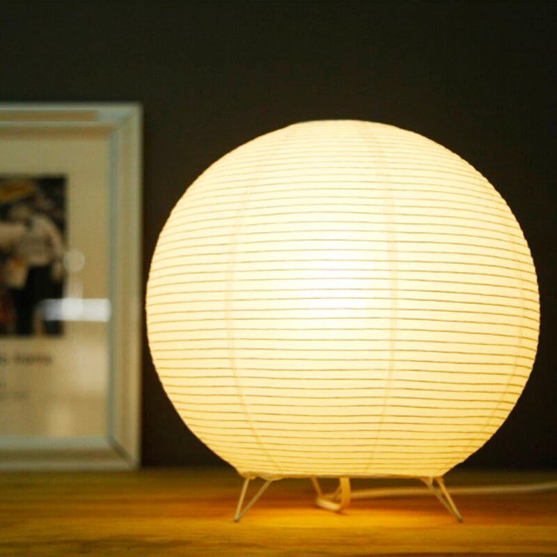 Japansk Papirlanterne Lampe i Zen Design