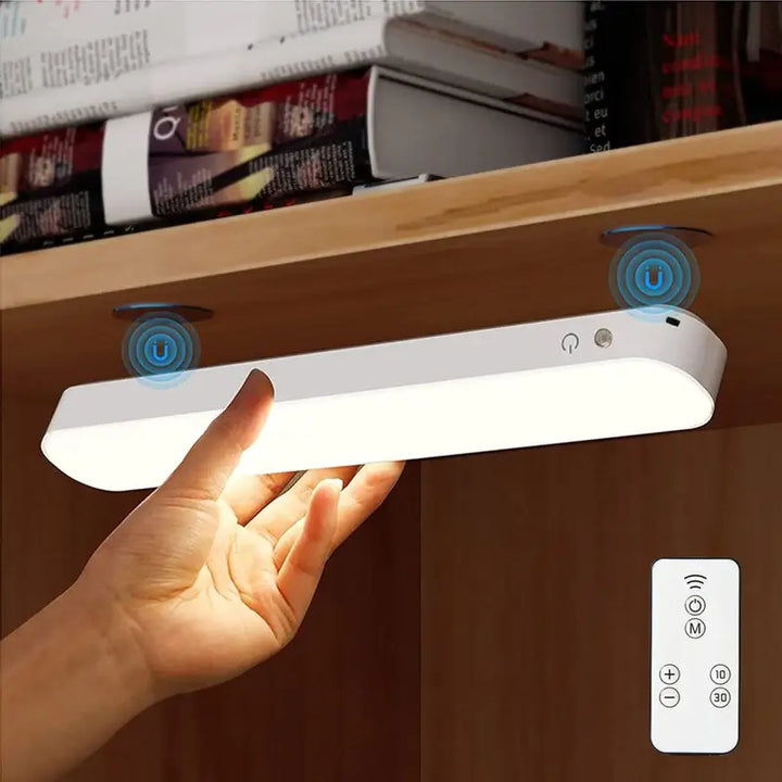 Magnetisk Dæmpbar Skrivebordslampe med Justerbar Lysstyrke og Bærbar Design