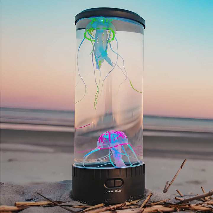 Farveskiftende LED Manet Lampe med Beroligende Lys