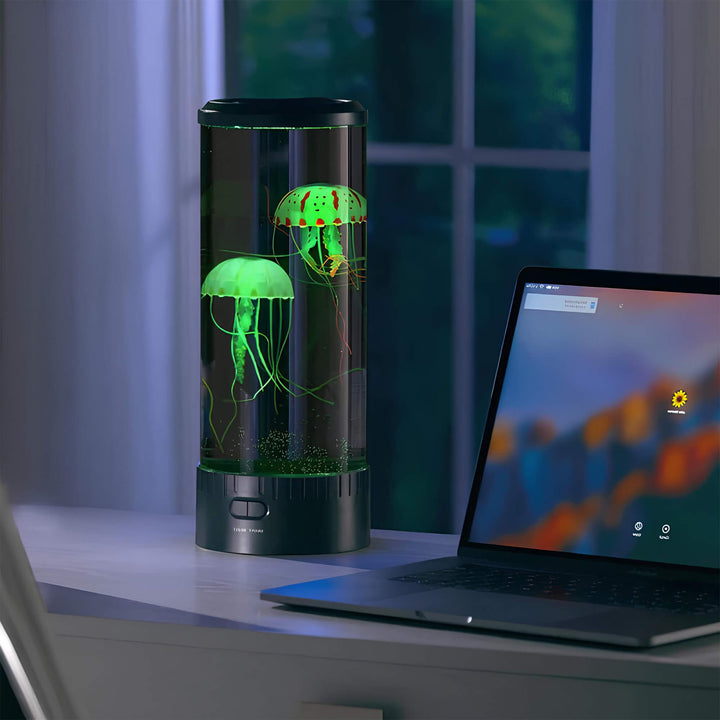 Farveskiftende LED Manet Lampe med Beroligende Lys