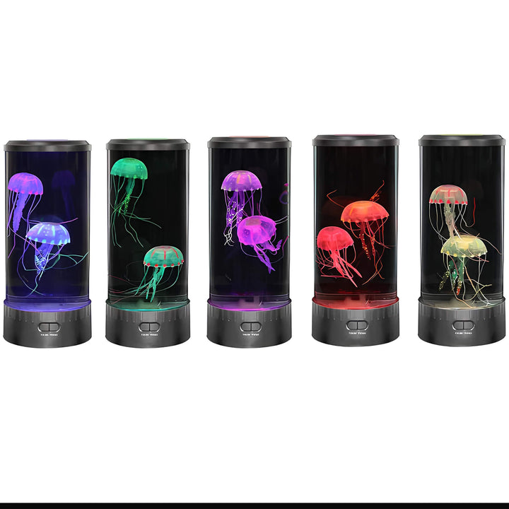 Farveskiftende LED Manet Lampe med Beroligende Lys
