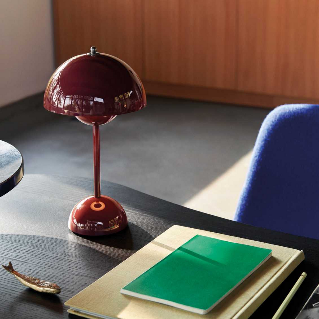 Dæmpbar Trådløs LED Bordlampe med 1960'er Design