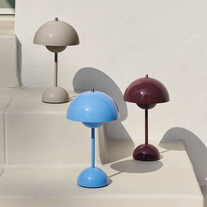 Dæmpbar Trådløs LED Bordlampe med 1960'er Design