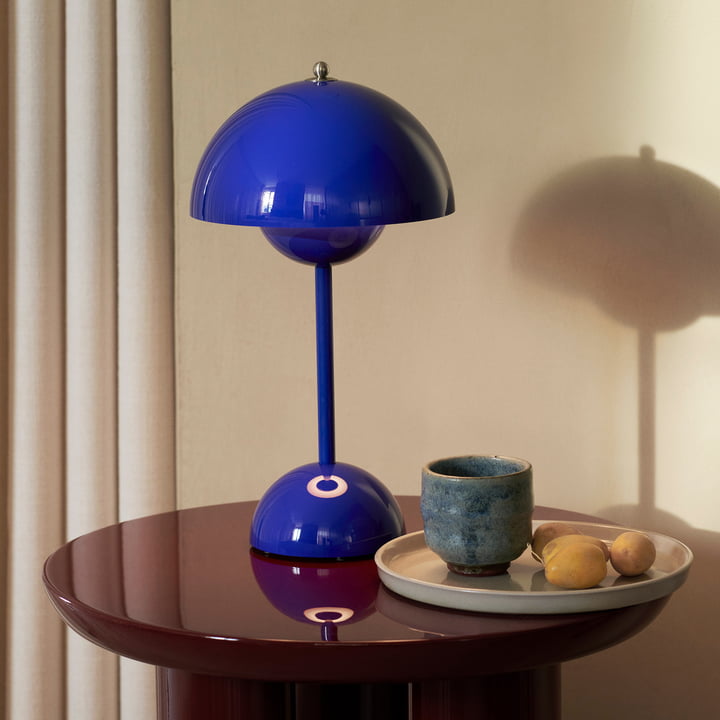 Dæmpbar Trådløs LED Bordlampe med 1960'er Design