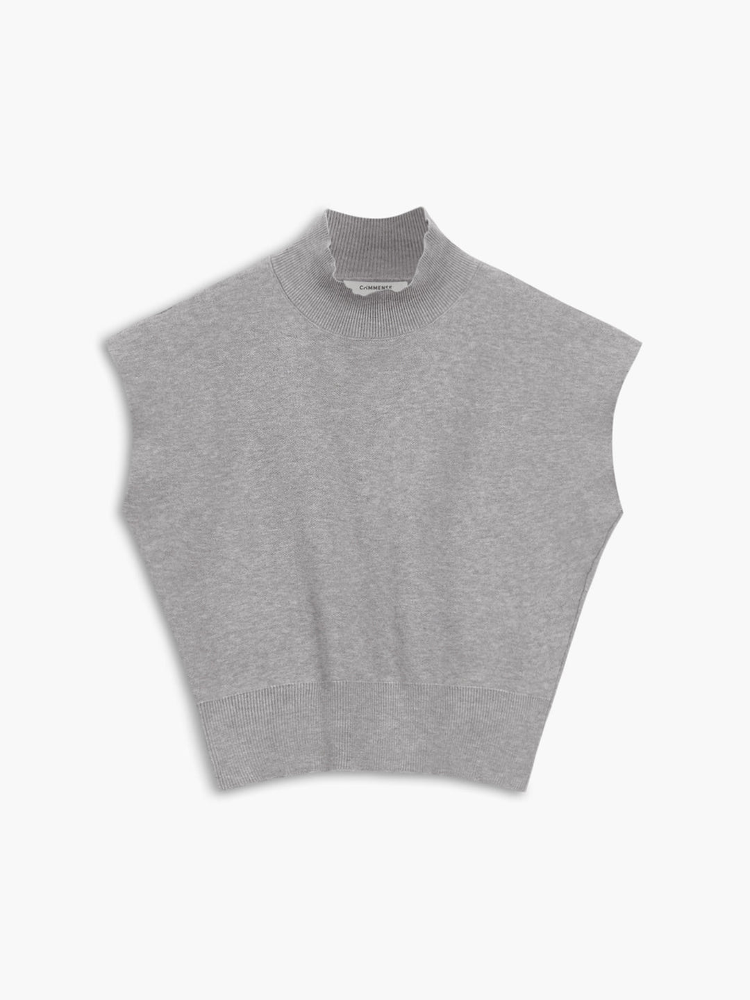Noira | Kvinders ærmeløs mock neck top med polstrede skuldre