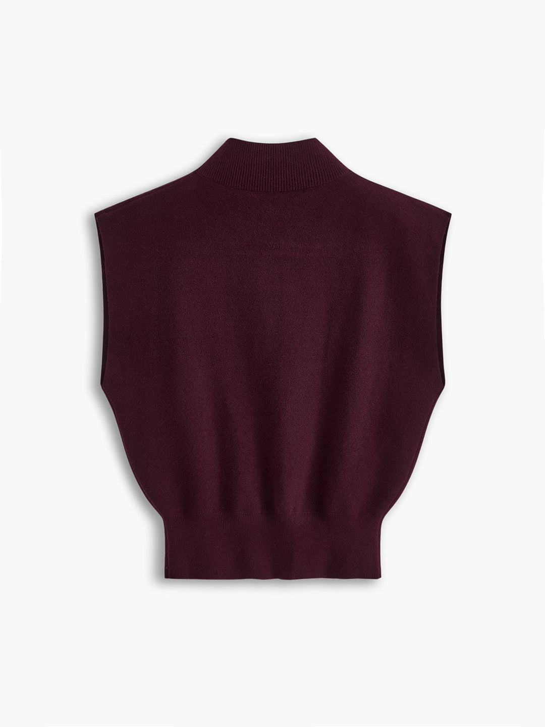 Noira | Kvinders ærmeløs mock neck top med polstrede skuldre