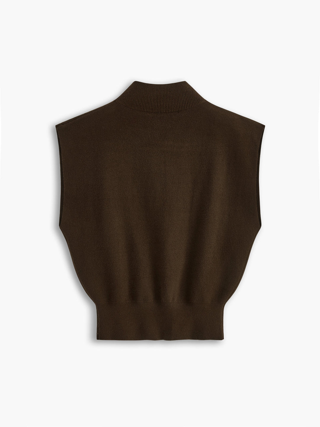 Noira | Kvinders ærmeløs mock neck top med polstrede skuldre