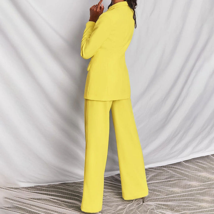 Leotine™ | Chic Blazer & Bukser Sæt