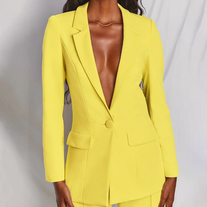 Leotine™ | Chic Blazer & Bukser Sæt