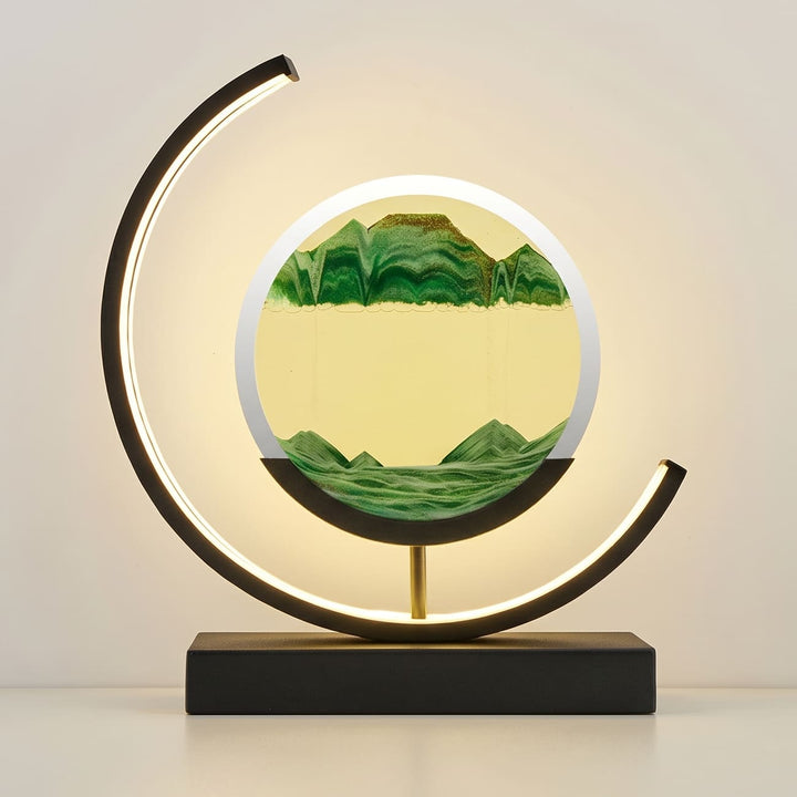 3D Sand Skall Bordlampe med Blødt LED Lys