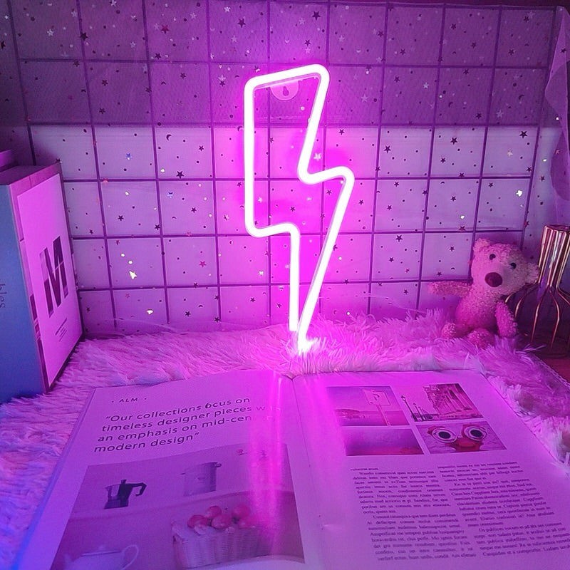 Neon LED Vægsignal til E-Girl Æstetik
