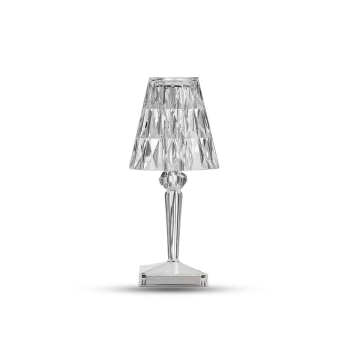 Berøringssensor Krystal Bordlampe med USB Genopladeligt Design