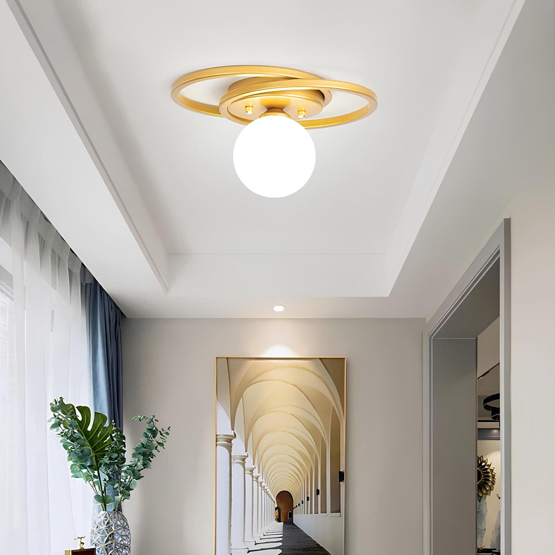 Elegant LED Loftlampe i Metal med Moderne Design