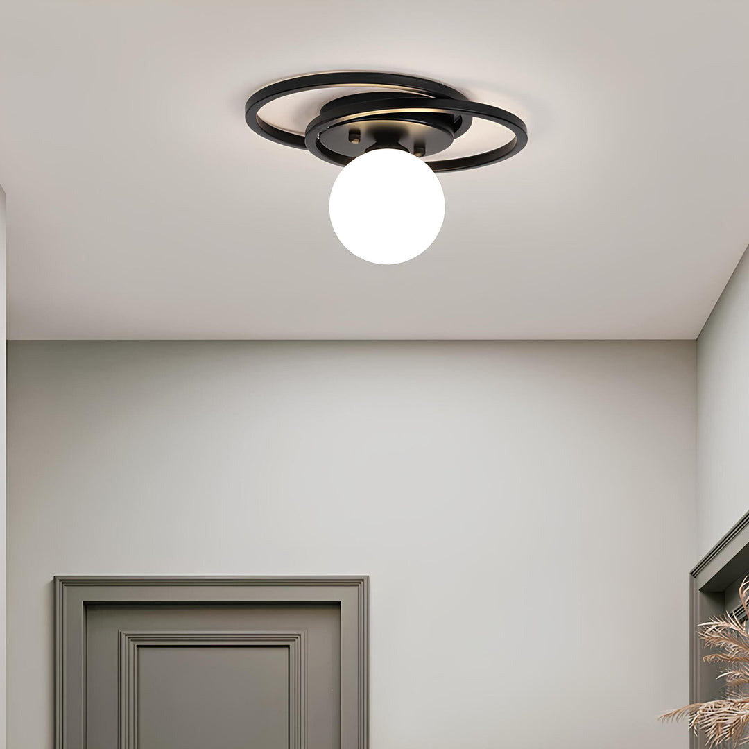 Elegant LED Loftlampe i Metal med Moderne Design