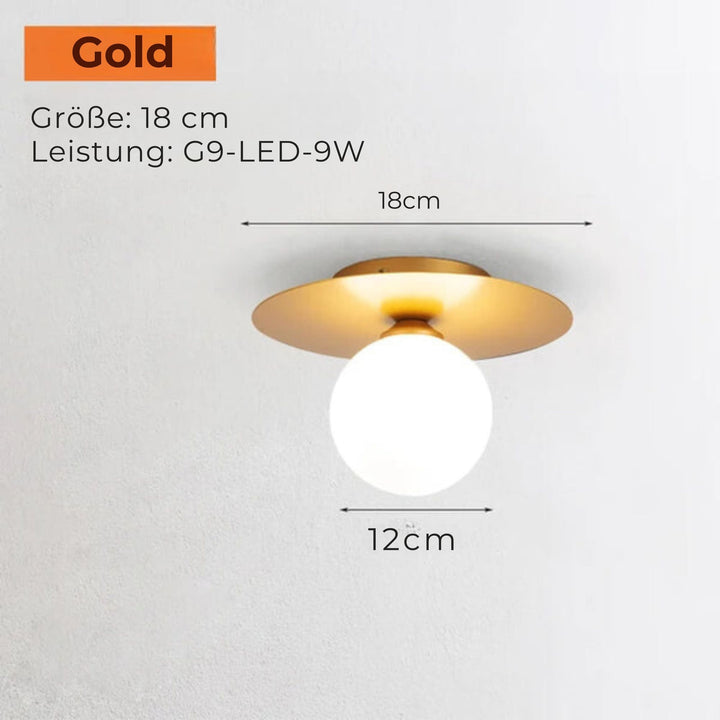 Elegant LED Loftlampe i Metal med Moderne Design