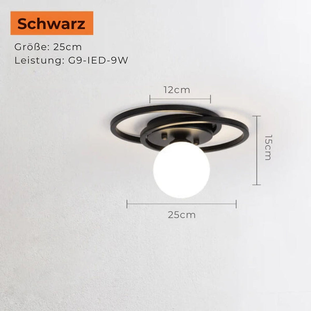 Elegant LED Loftlampe i Metal med Moderne Design