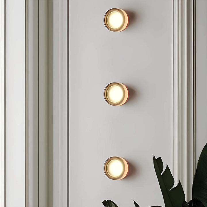 Moderne Bueformet LED Væglampe i Aluminium