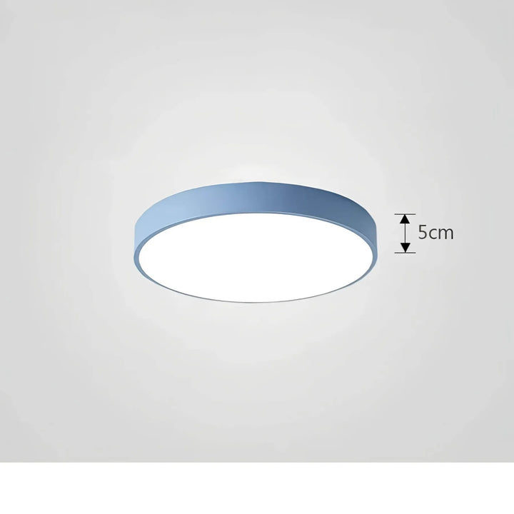 Farveskiftende Loftlampe med Fjernbetjening og Dæmpning