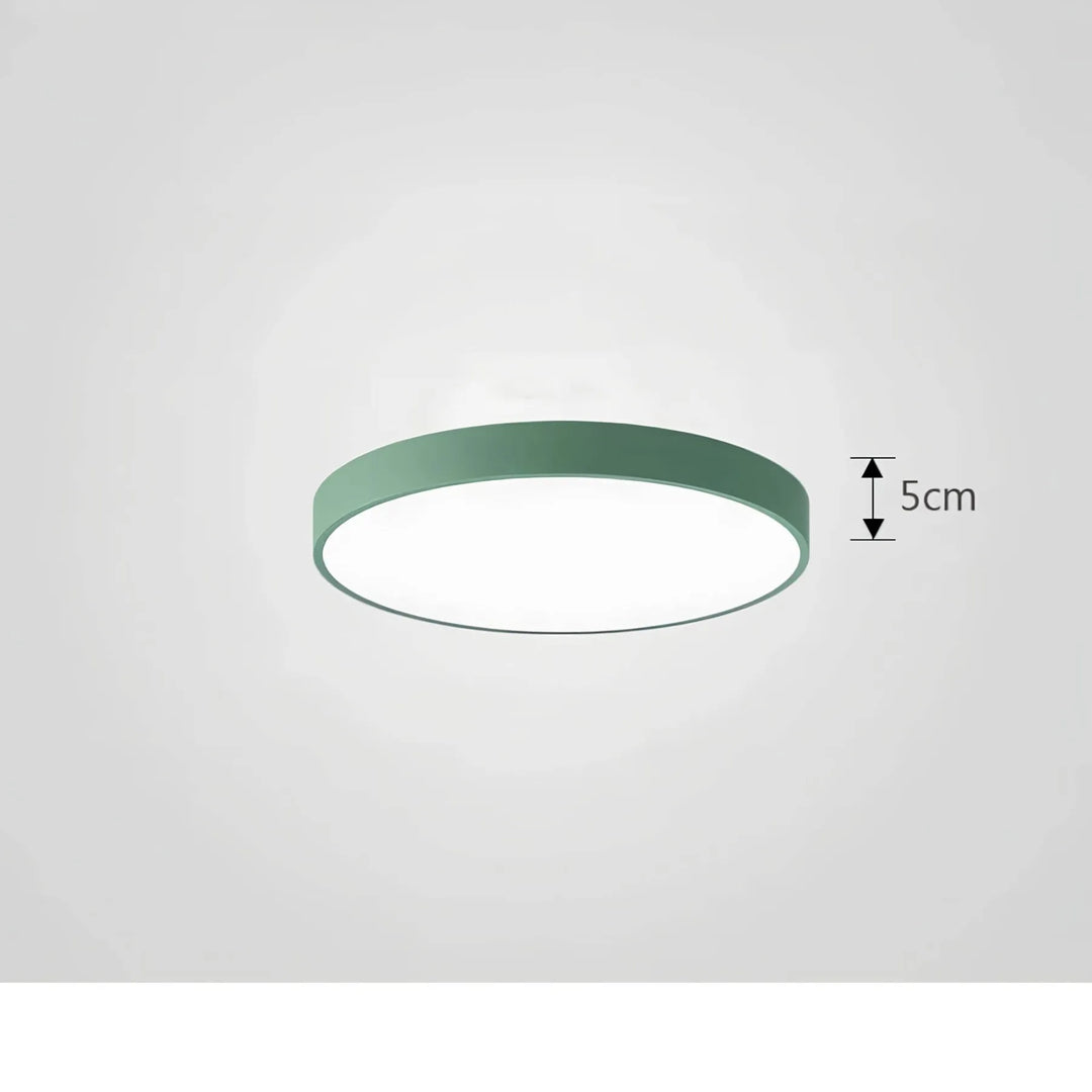 Farveskiftende Loftlampe med Fjernbetjening og Dæmpning