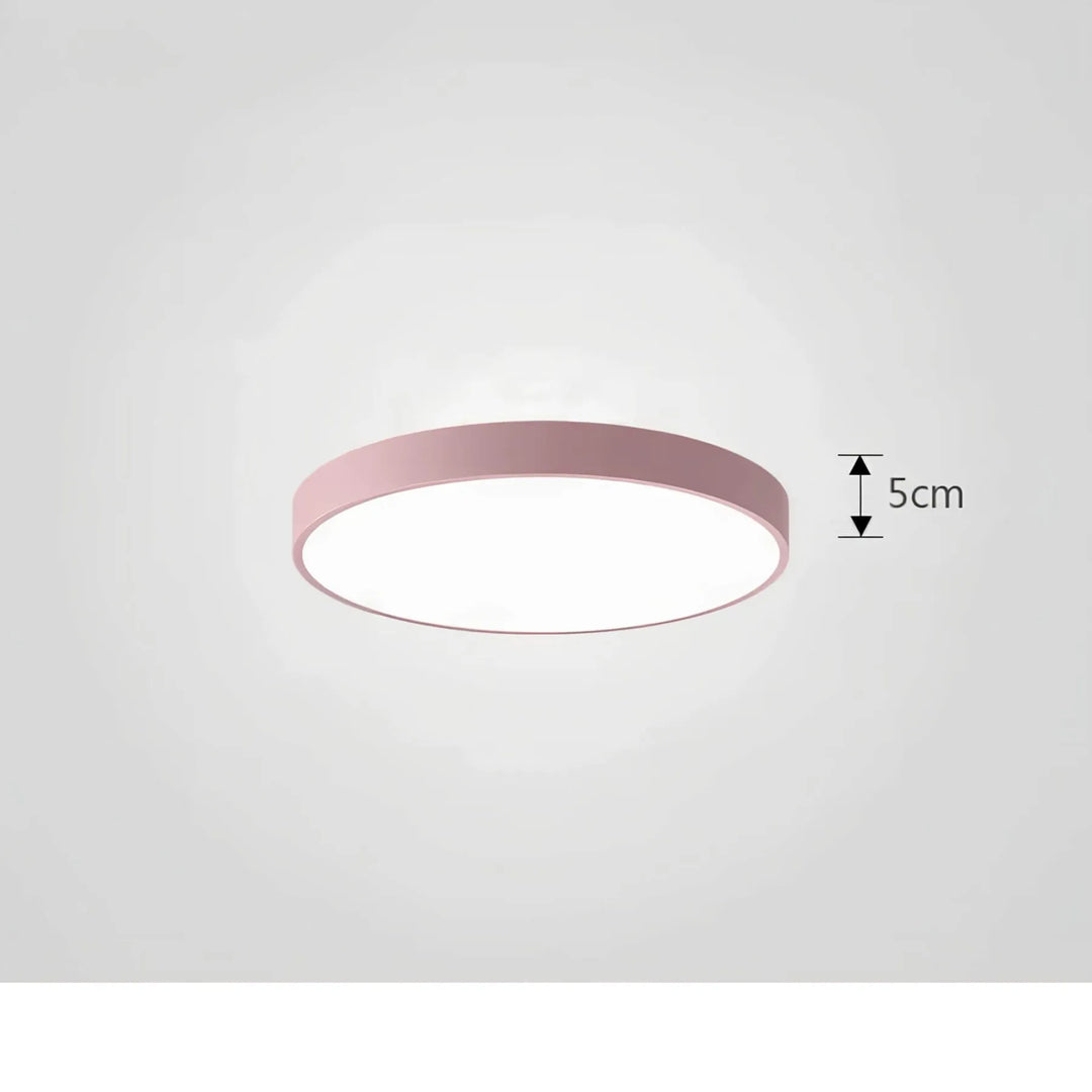 Farveskiftende Loftlampe med Fjernbetjening og Dæmpning
