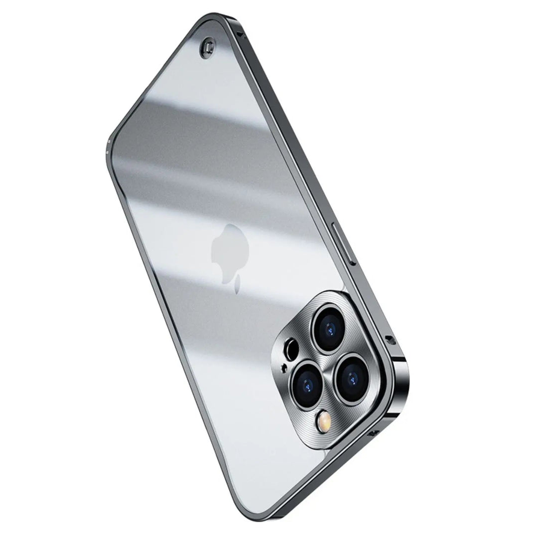 Metal MagSafe Cover til iPhone Pro Max - Slank og Klar med Premium Beskyttelse