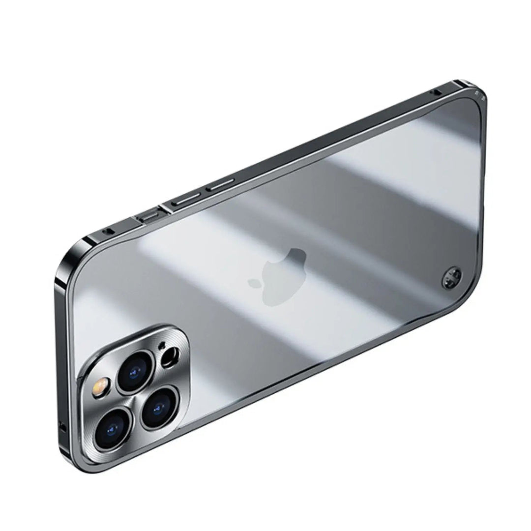 Metal MagSafe Cover til iPhone Pro Max - Slank og Klar med Premium Beskyttelse