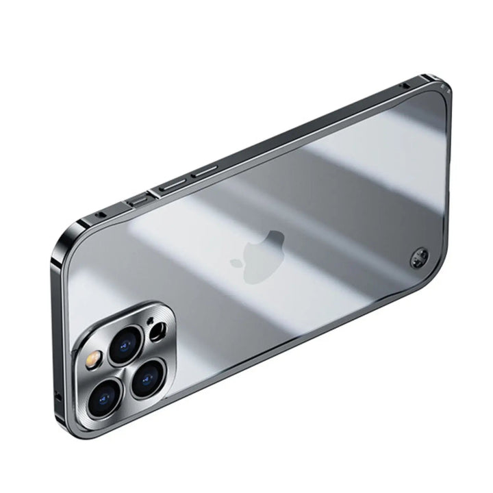 Metal MagSafe Cover til iPhone Pro Max - Slank og Klar med Premium Beskyttelse