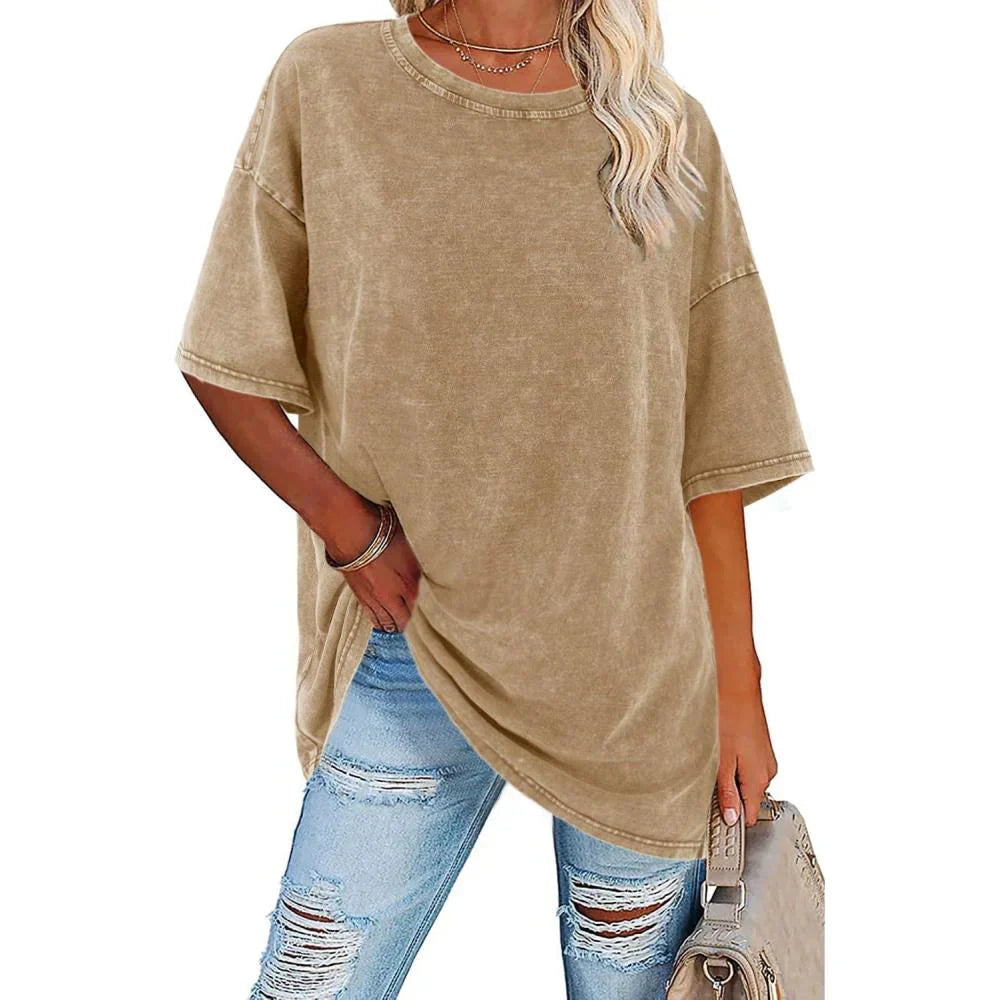 Frances™ | Oversized Vintage T-Shirt til Kvinder