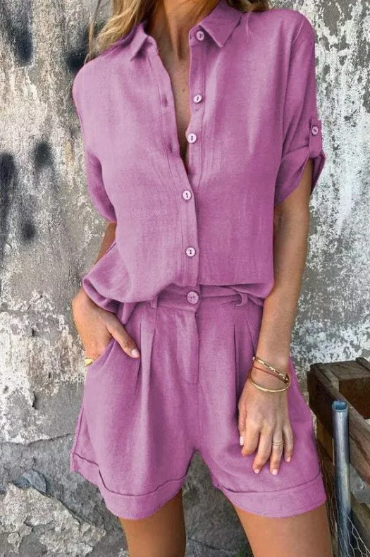 Jamie™ | Letvægts Shorts og Top Sæt