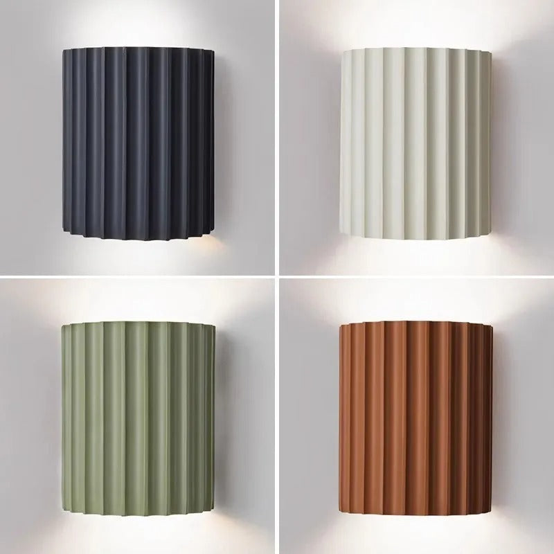 Minimalistisk Harpiks Væglampe med Dobbelt Belysning