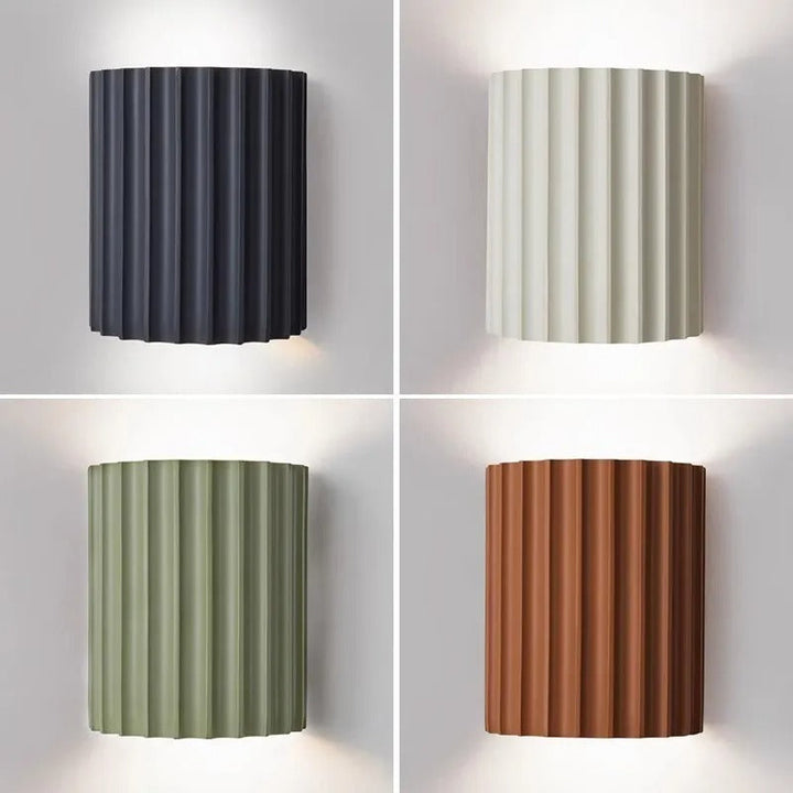 Minimalistisk Harpiks Væglampe med Dobbelt Belysning