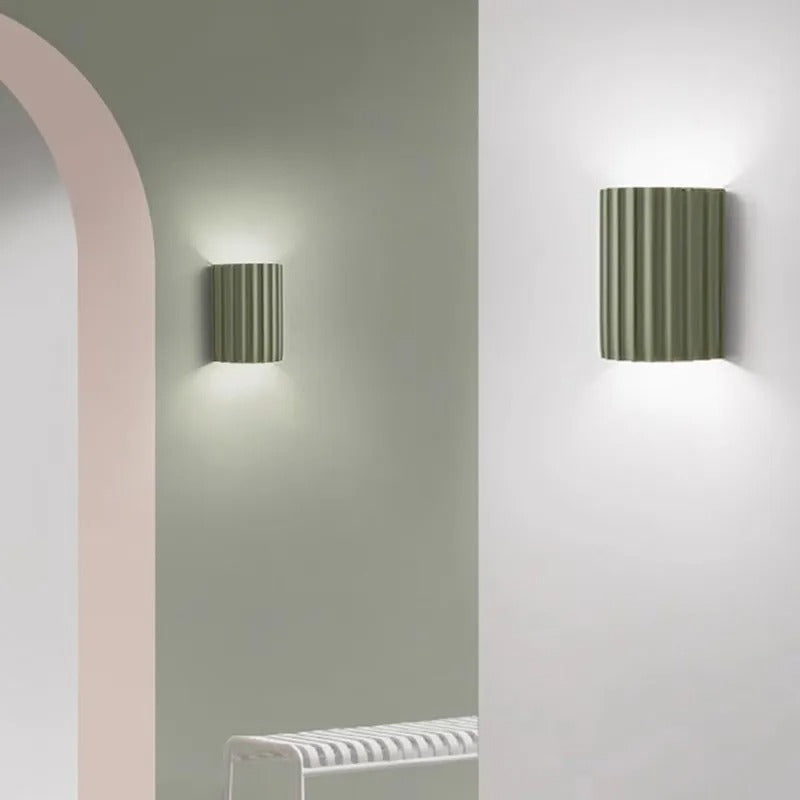 Minimalistisk Harpiks Væglampe med Dobbelt Belysning
