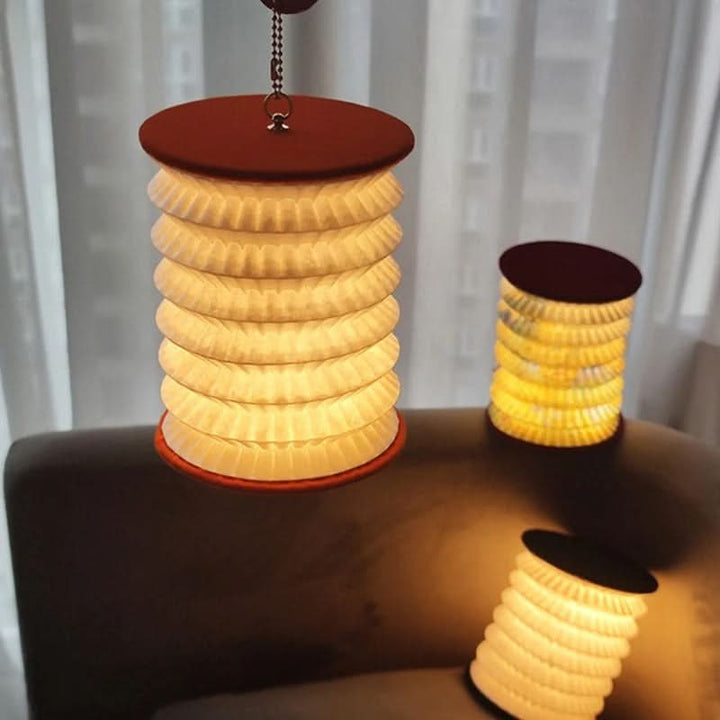 Foldbar Touch Control LED Lampe med USB Genopladeligt Batteri