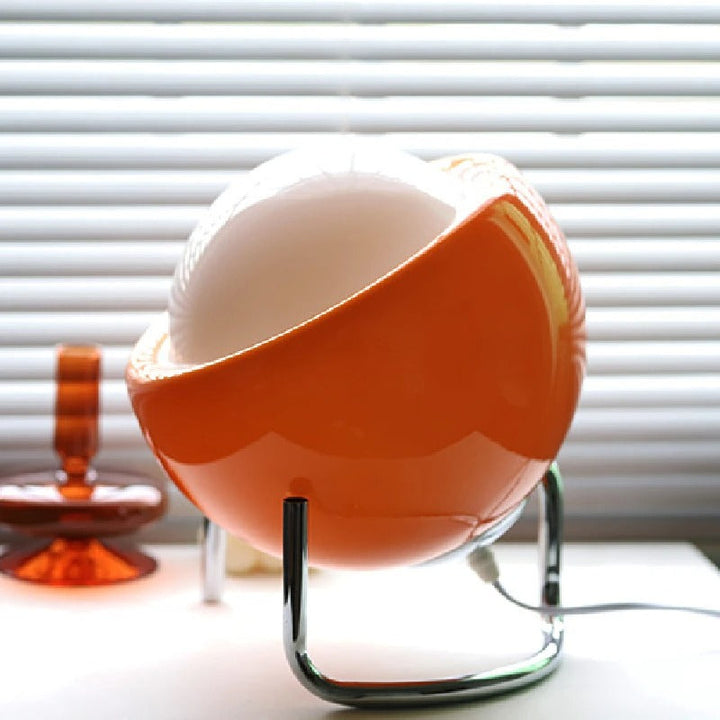 Bauhaus Glas Bordlampe med Varmt Lys