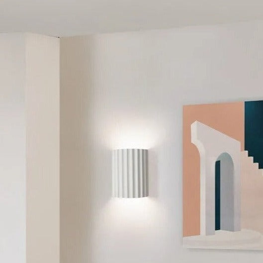 Minimalistisk Harpiks Væglampe med Dobbelt Belysning