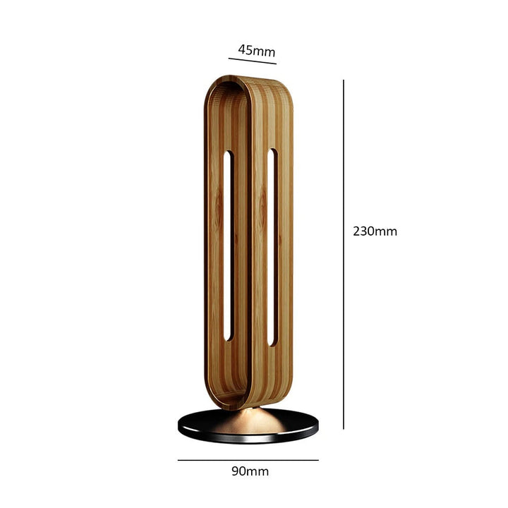 Træ- og Metal Hovedtelefonholder med Elegant Design
