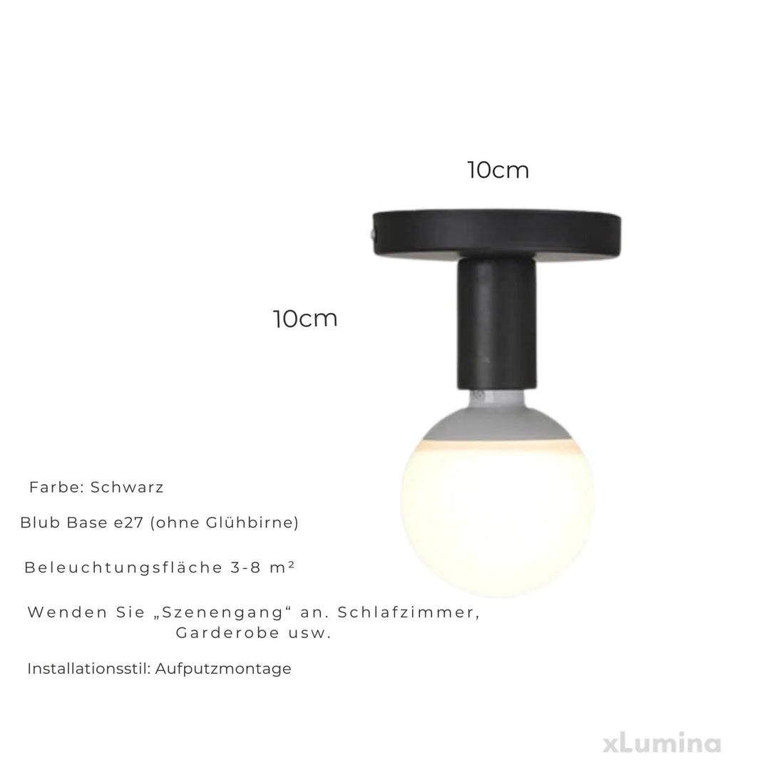 Minimalistisk LED Loftlampe med Dæmpning