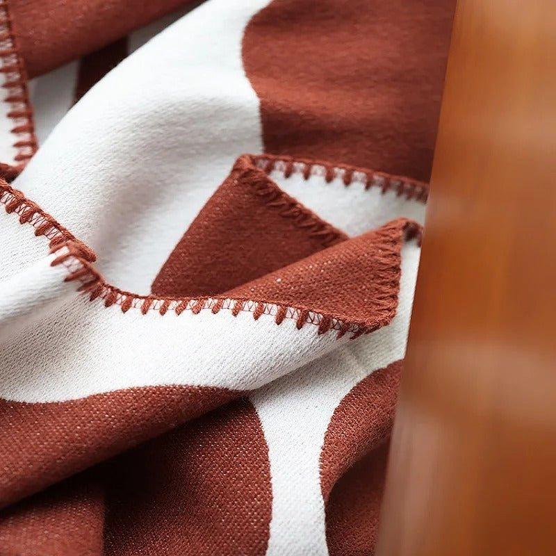 Moderne Abstrakt Bomulds Plaid i 3 Farver