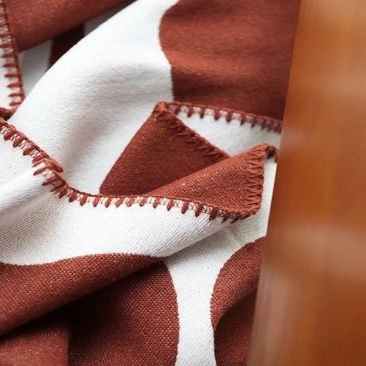 Moderne Abstrakt Bomulds Plaid i 3 Farver
