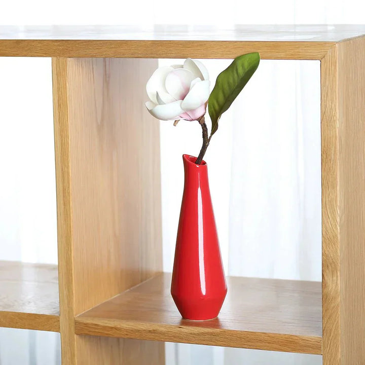 Lysegul Porcelæns Bordvase til Blomsterarrangementer