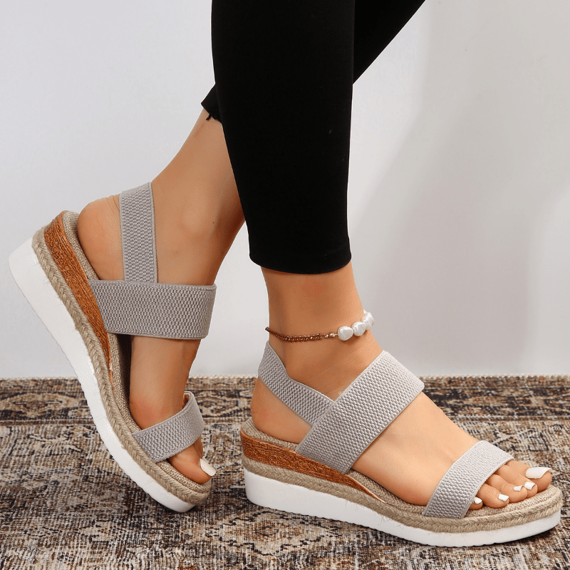 Emilia | Dame Orthopædiske Krydsrem Platform Sandaler