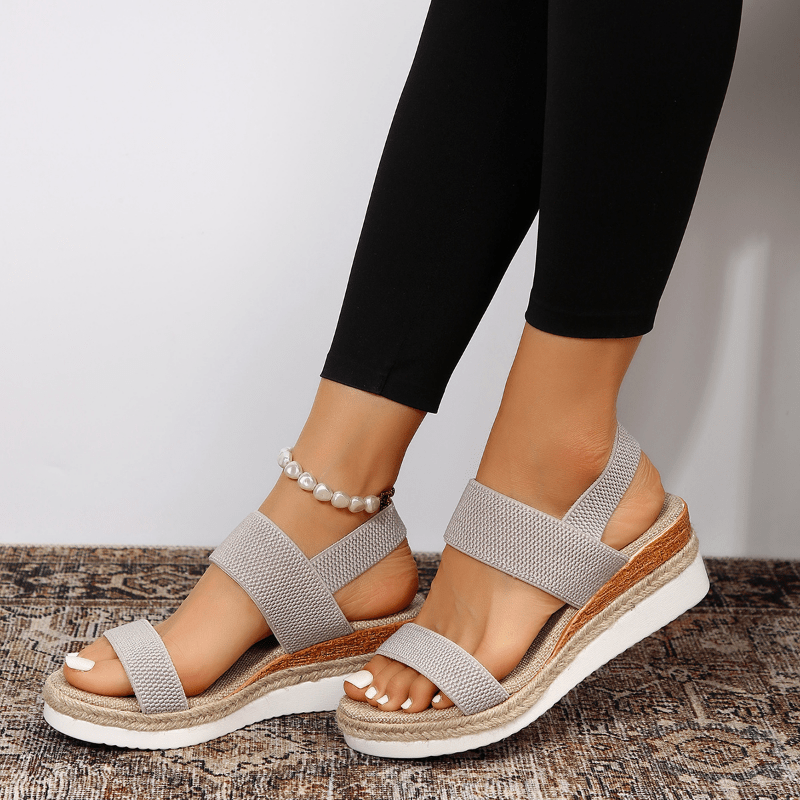 Emilia | Dame Orthopædiske Krydsrem Platform Sandaler