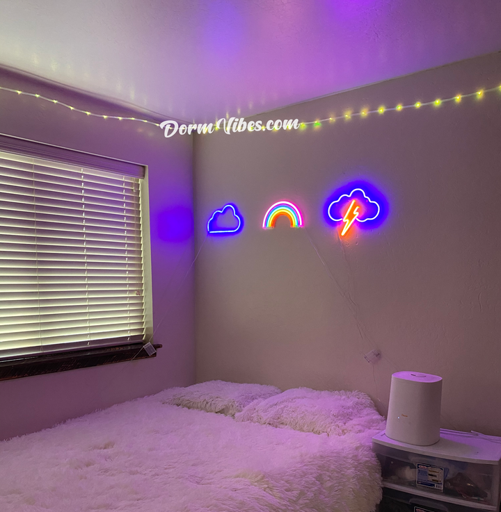 Neon Regnbuelampe med USB Port