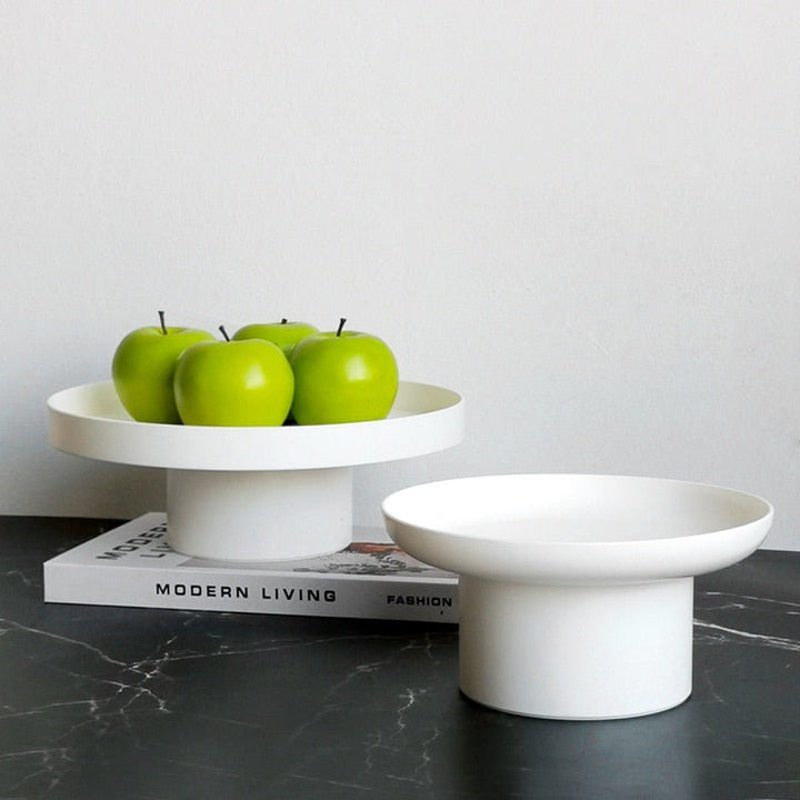 Rund Akryl Opbevaringsbakke i Klar Design