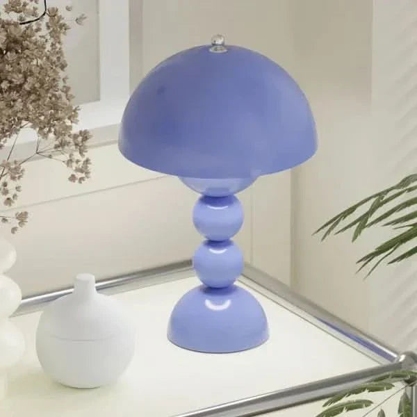 Genopladelig Blomster Bærbar Bordlampe i Akryl
