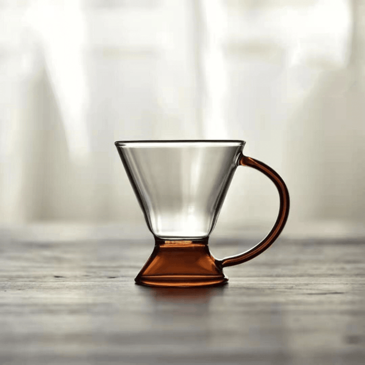 Varmebestandig Glas Teapot og Kop Sæt i Minimalistisk Design