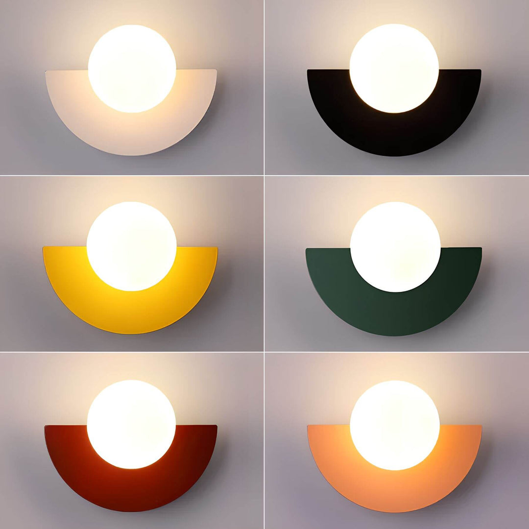 Minimalistisk Nordisk LED Væglampe med Varm Hvid Lys
