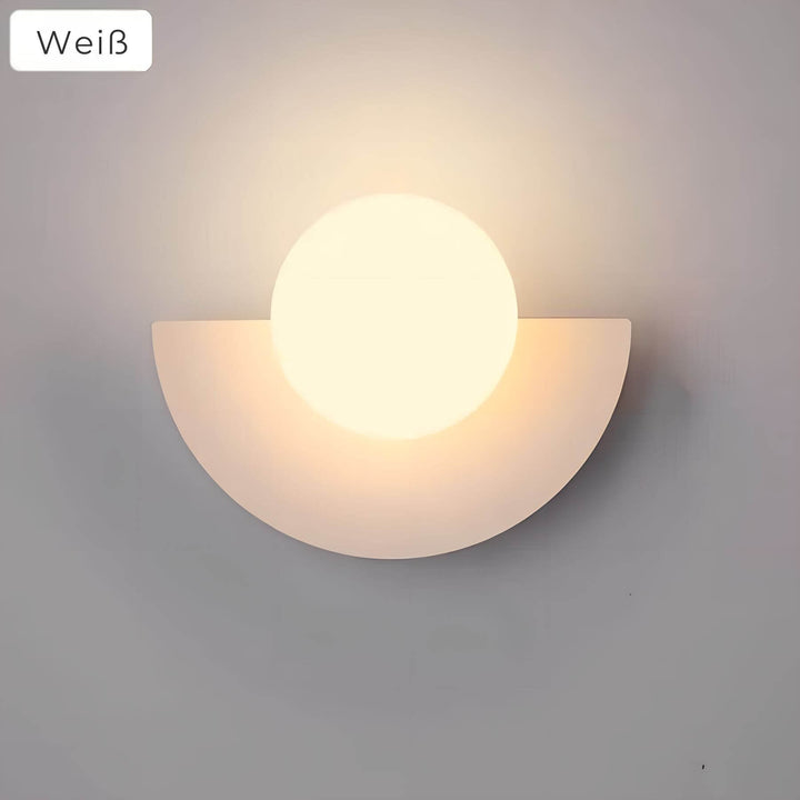 Minimalistisk Nordisk LED Væglampe med Varm Hvid Lys