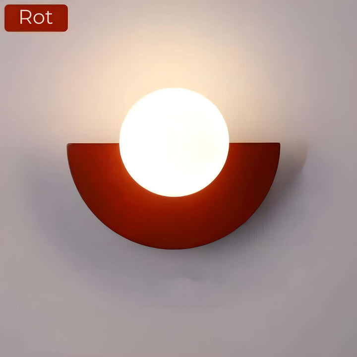 Minimalistisk Nordisk LED Væglampe med Varm Hvid Lys