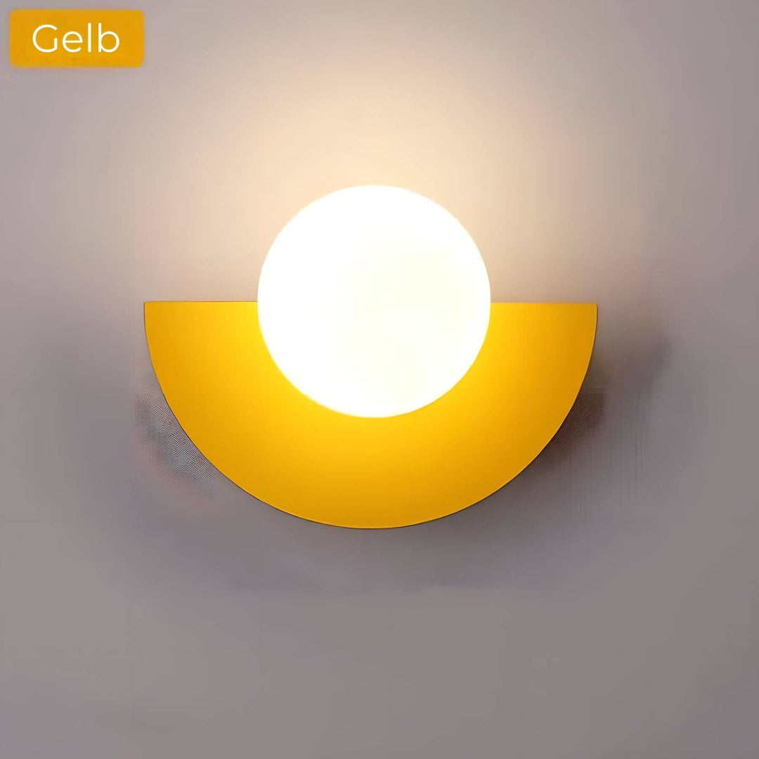 Minimalistisk Nordisk LED Væglampe med Varm Hvid Lys